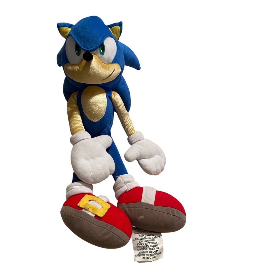 Sega Sonic the Hedgehog Plush Doll Stuffed Animal Toy 24" Large Jumbo Big Pillow